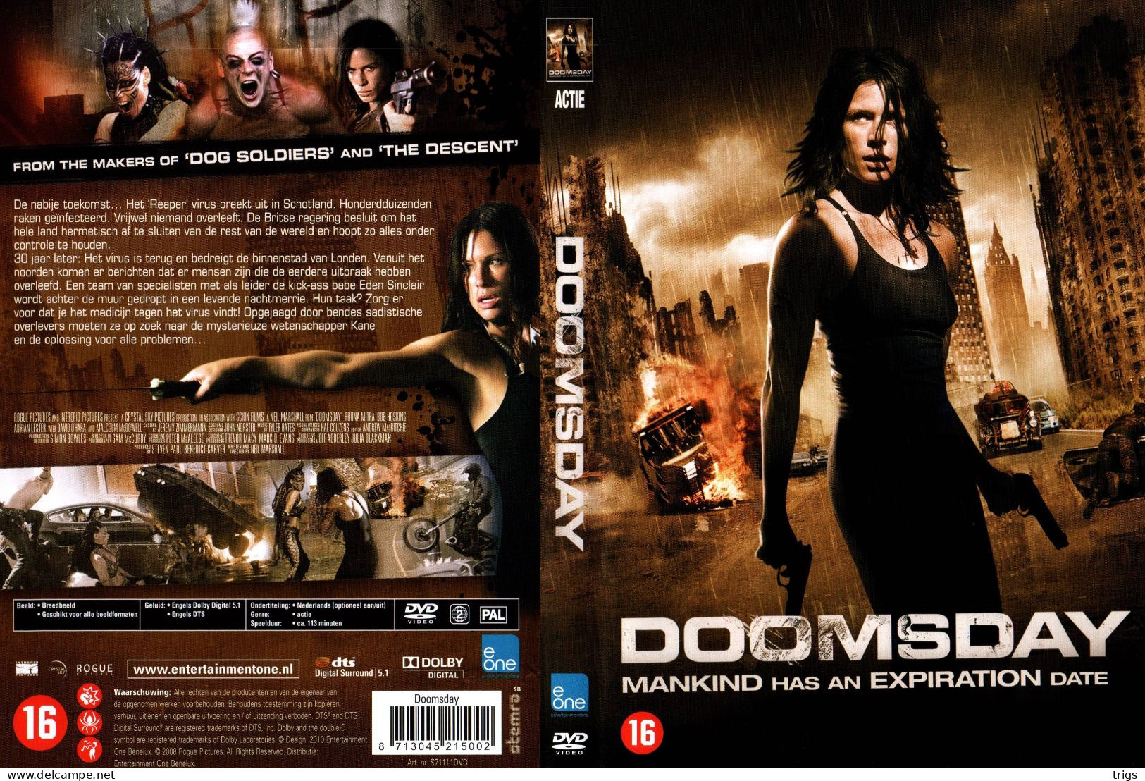 DVD - Doomsday - Actie, Avontuur