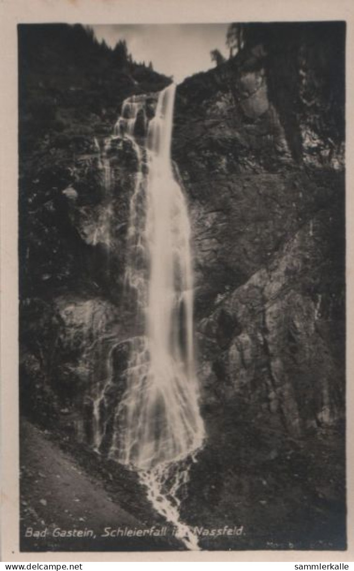 62402 - Österreich - Bad Gastein - Schleierfall Im Nassfeld - Ca. 1955 - Bad Gastein