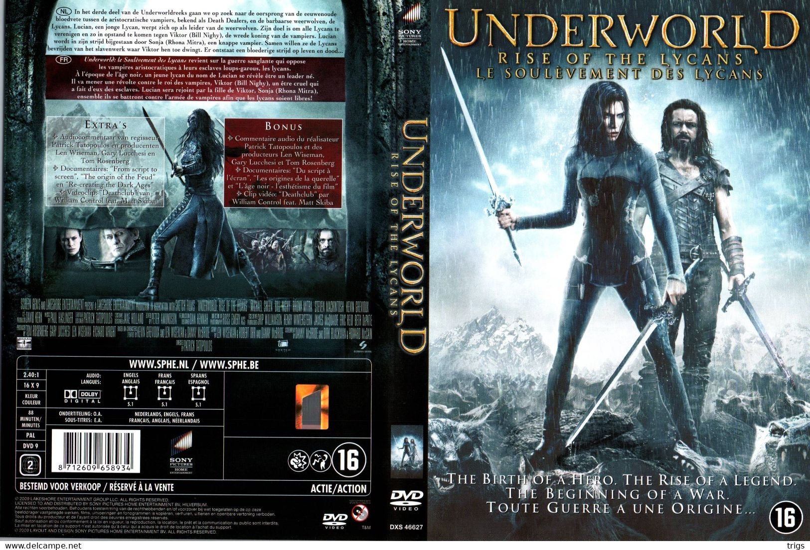 DVD - Underworld: Rise Of The Lycans - Action, Adventure