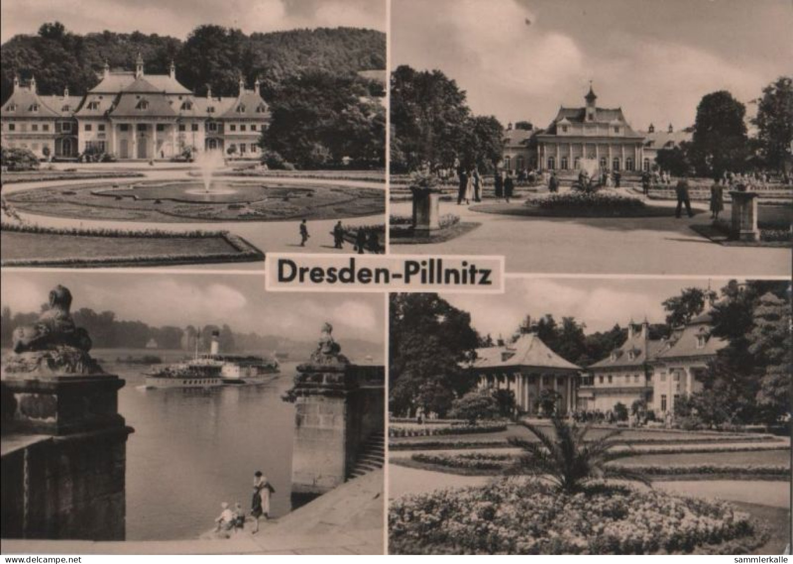 81024 - Dresden-Pillnitz - 4 Teilbilder - 1960 - Pillnitz