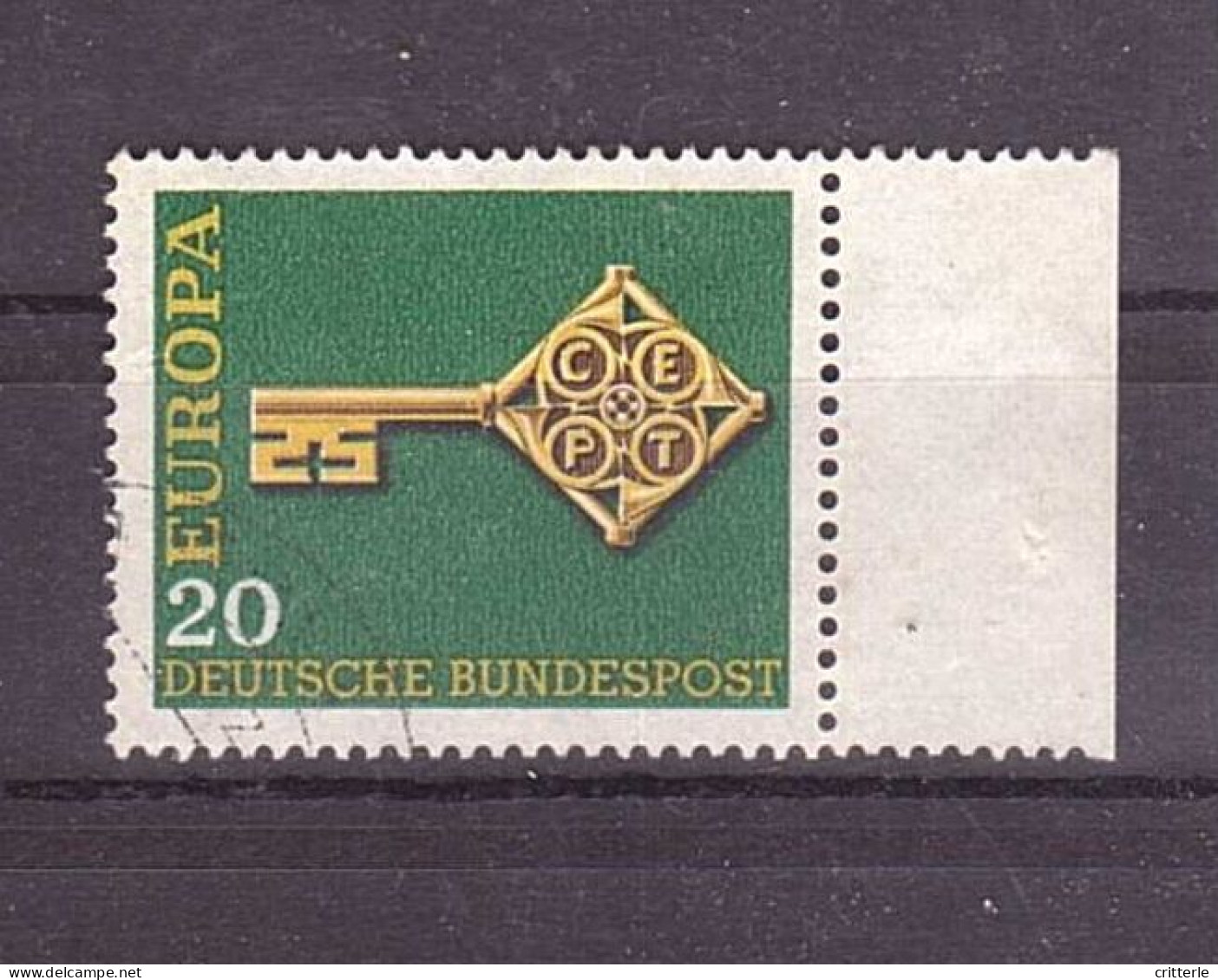 BRD Michel Nr. 559 Gestempelt (12) Rand Rechts - Used Stamps