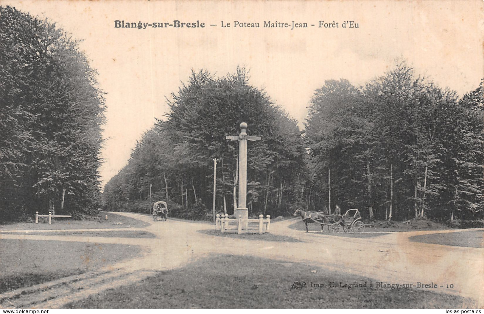 76 BLANGY SUR BRESLE LE POTEAU MAITRE JEAN - Blangy-sur-Bresle