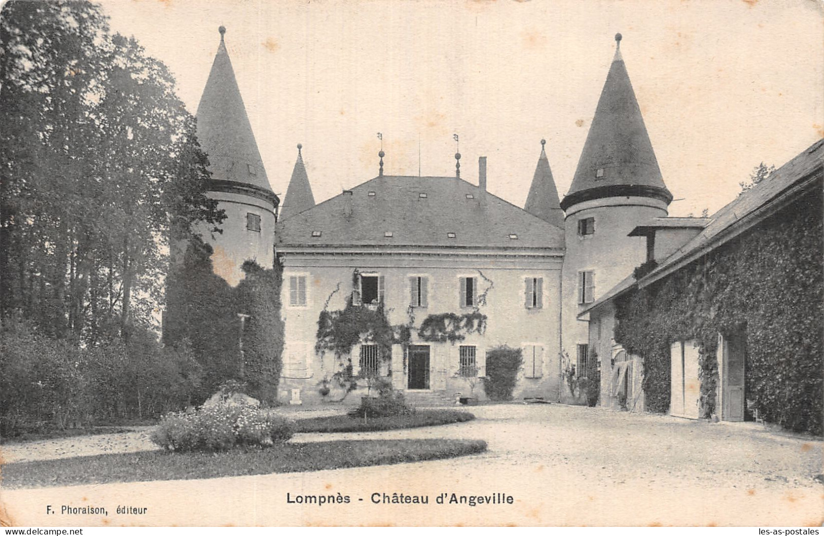 1 LOMPNES CHÂTEAU D ANGEVILLE - Hauteville-Lompnes