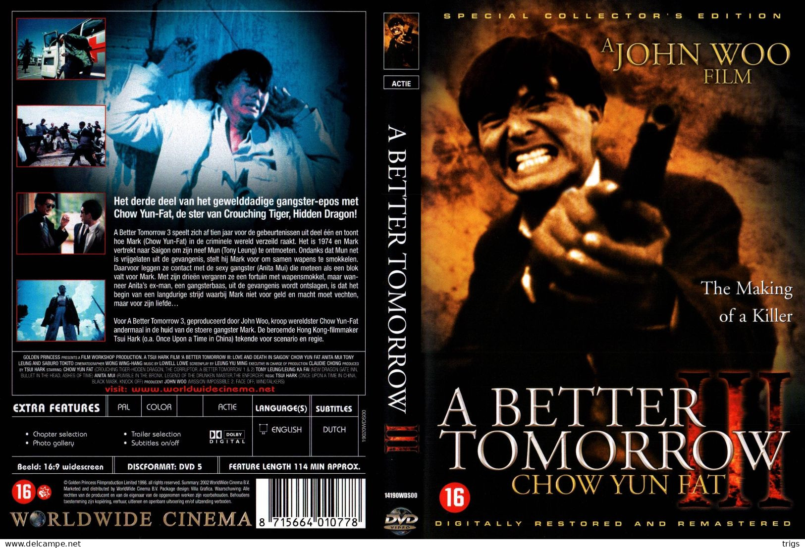 DVD - A Better Tomorrow III - Acción, Aventura