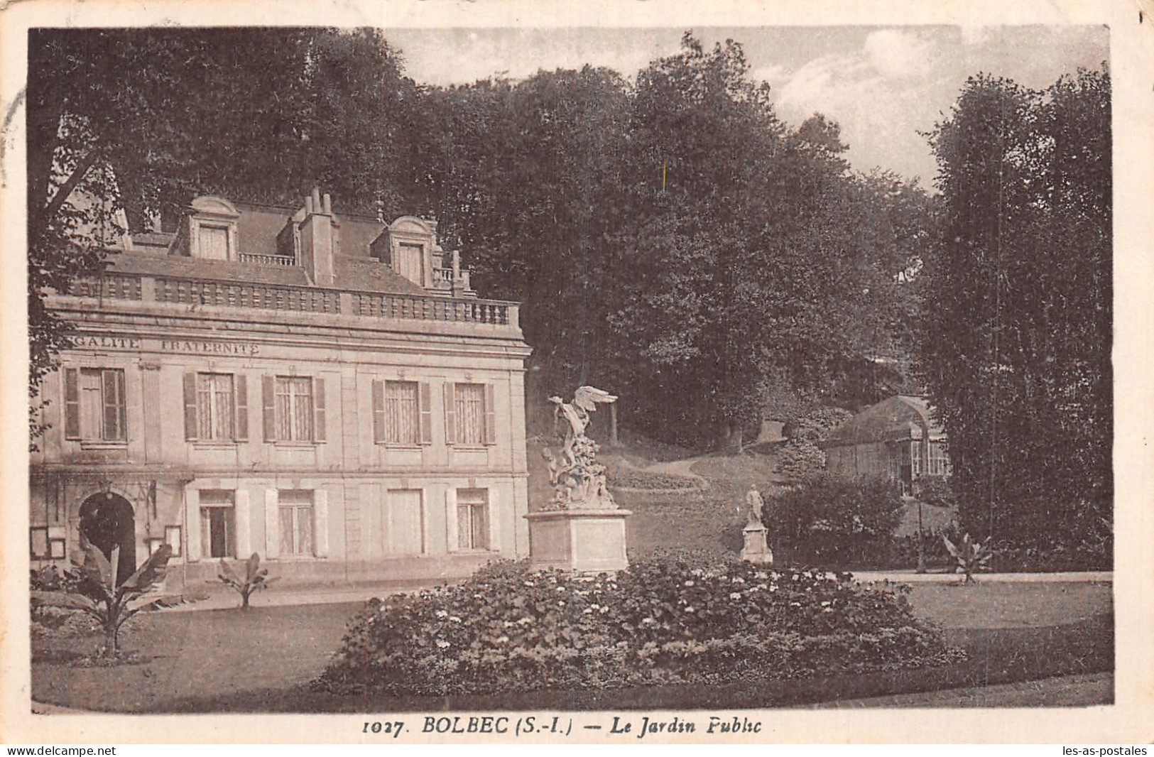 76 BOLBEC LE JARDIN PUBLIC - Bolbec