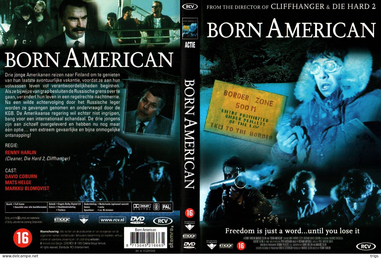 DVD - Born American - Action, Aventure