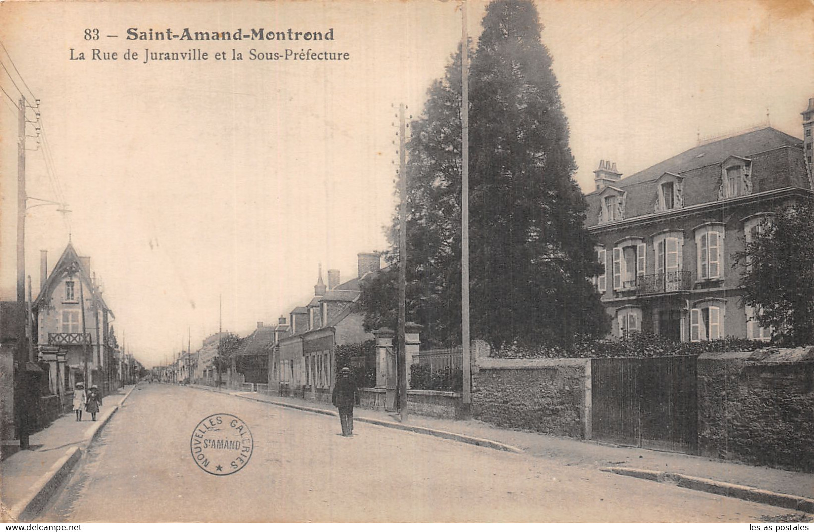 18 SAINT AMAND MONTROND LA RUE DE JURANVILLE - Saint-Amand-Montrond