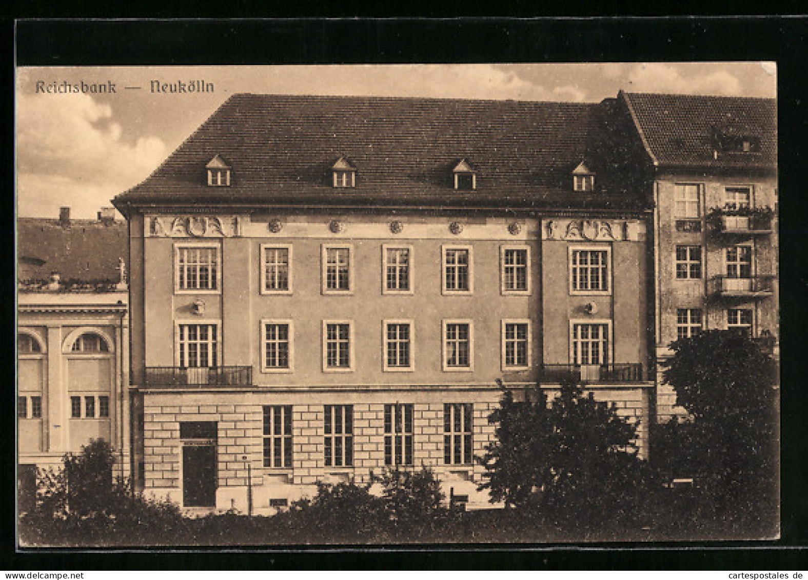 AK Berlin-Neukölln, Gebäude Der Reichsbank  - Neukoelln