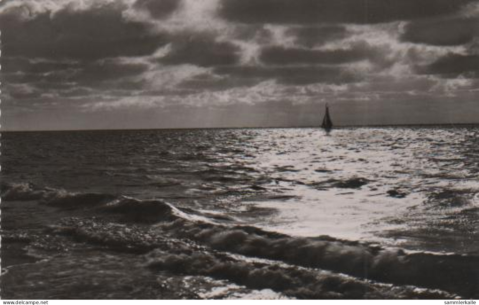 3557 - Borkum - Abendstimmung Am Meer - Ca. 1965 - Borkum