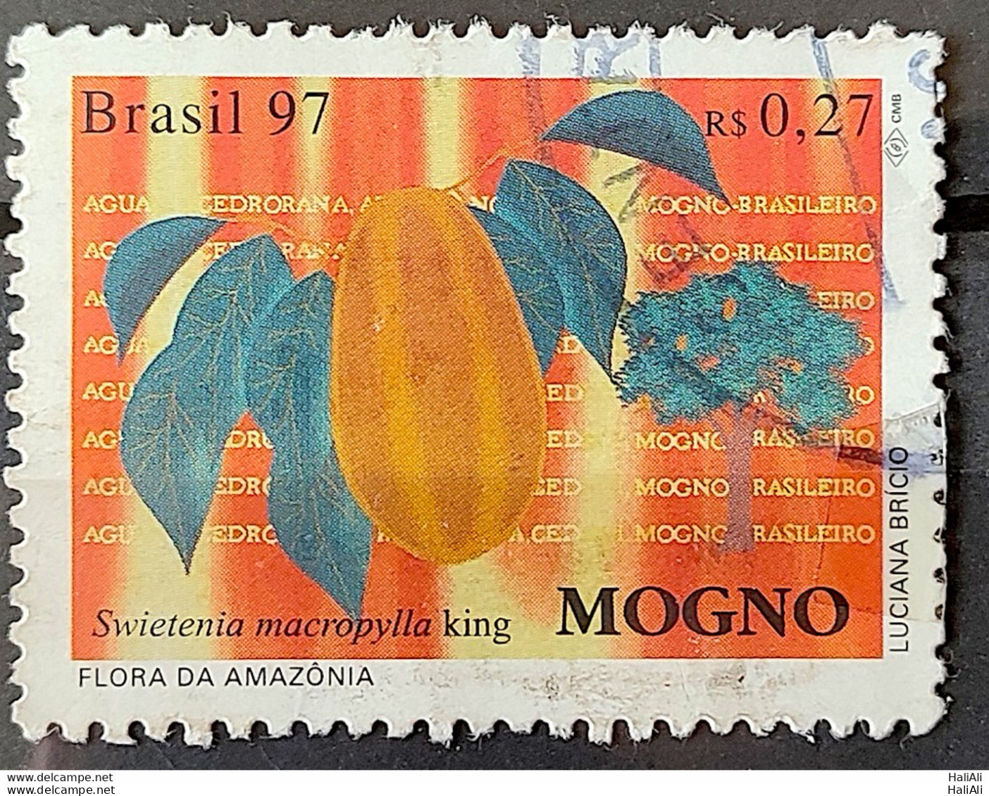 C 2035 Brazil Stamp Flora Of Amazonia Mahogany 1997 Circulated 1 - Usati