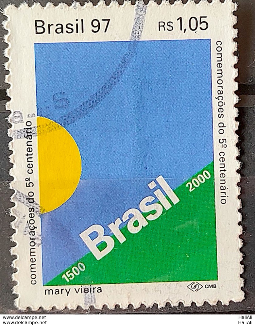C 2030 Brazil Stamp Discovering Brazil 1997 Circulated 1 - Gebraucht