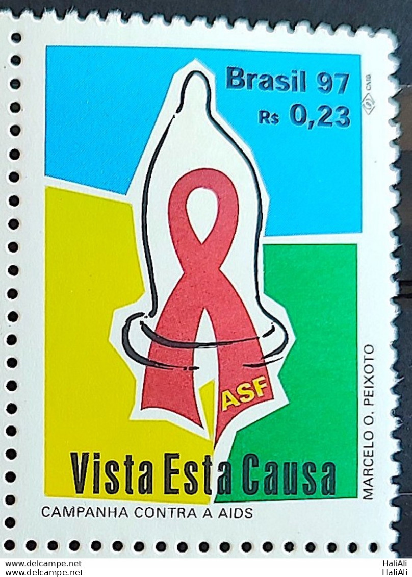 C 2028 Brazil Stamp Campaign Against Sida Health 1997 - Neufs