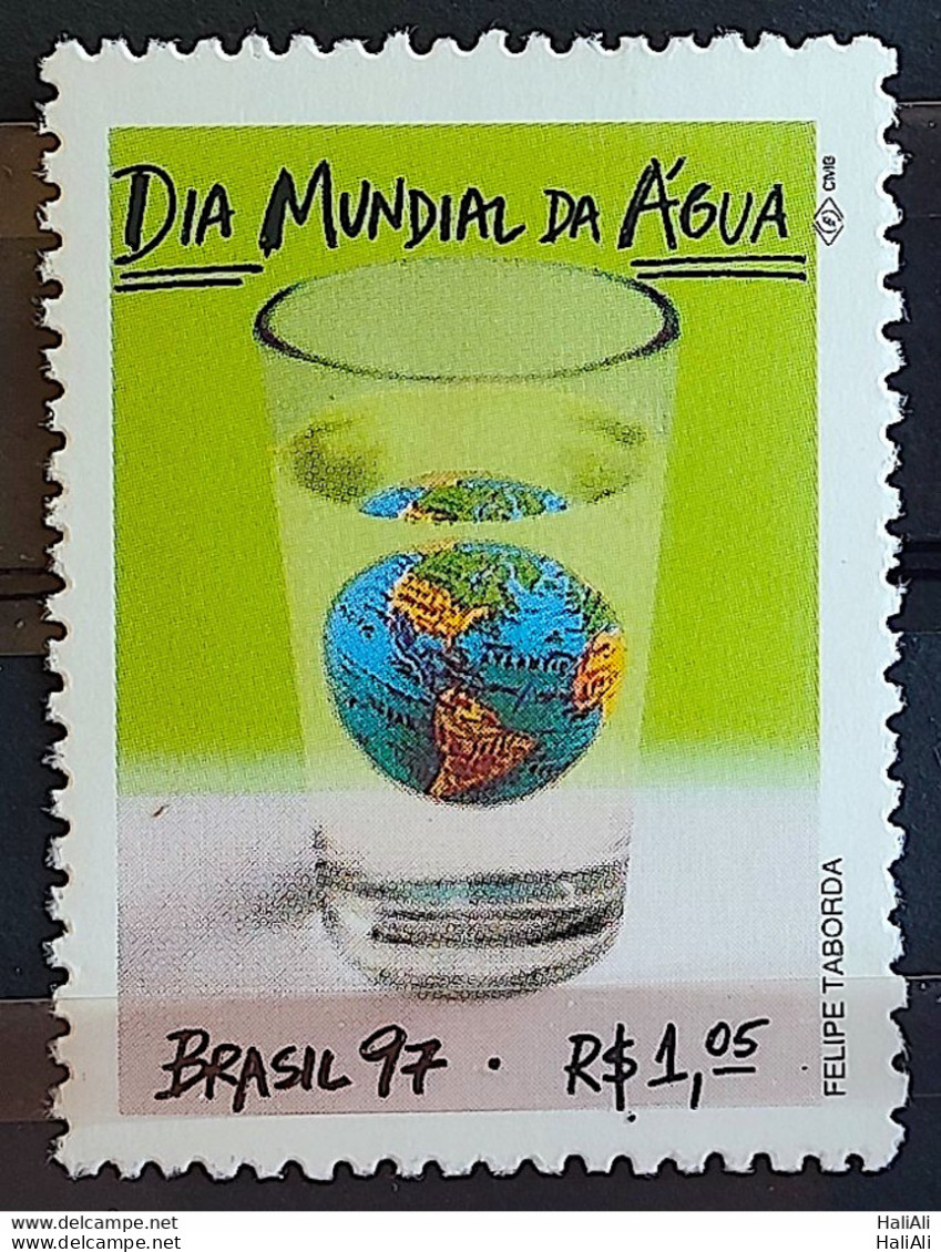 C 2027 Brazil Stamp World Water Day Map 1997 - Neufs