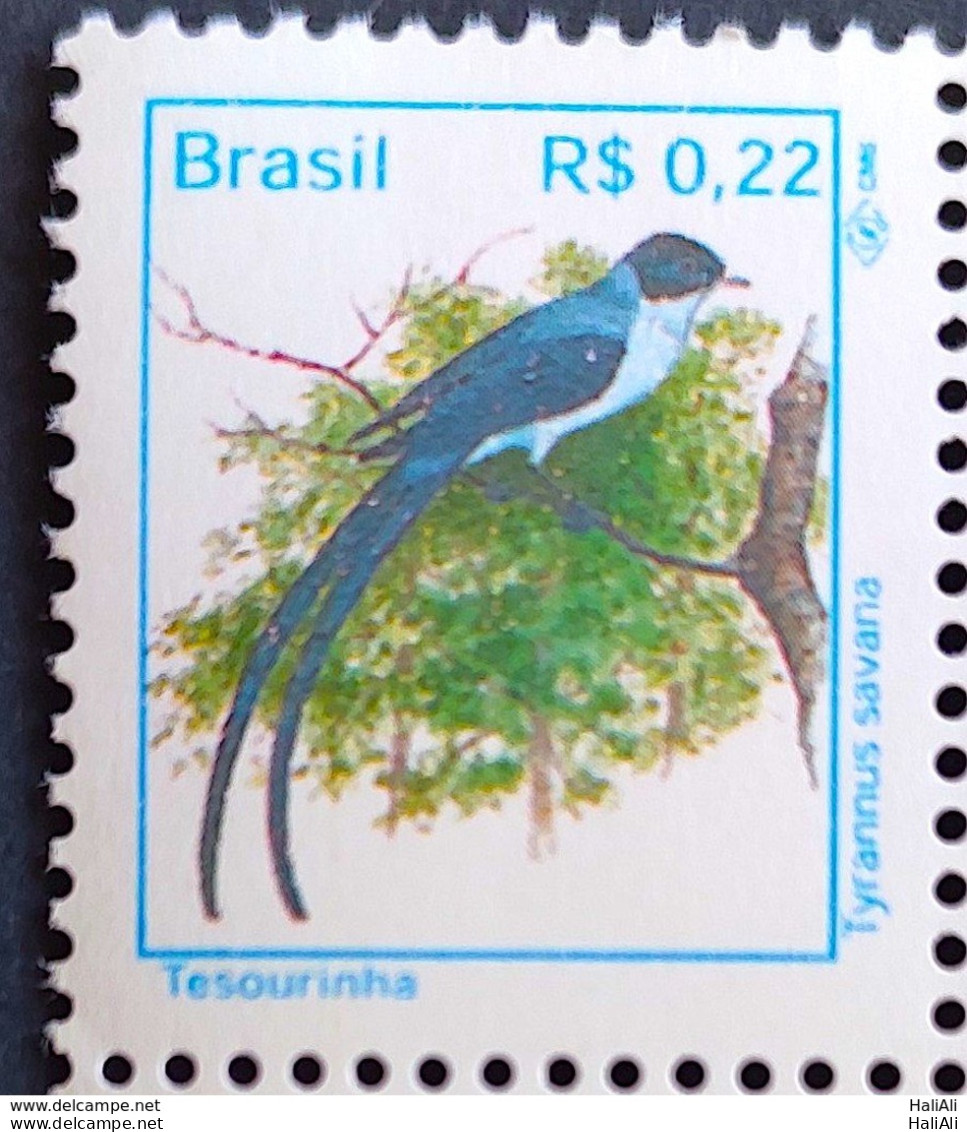 Brazil Regular Stamp RHM 741 Urban Birds Tesourinha 1997 - Unused Stamps