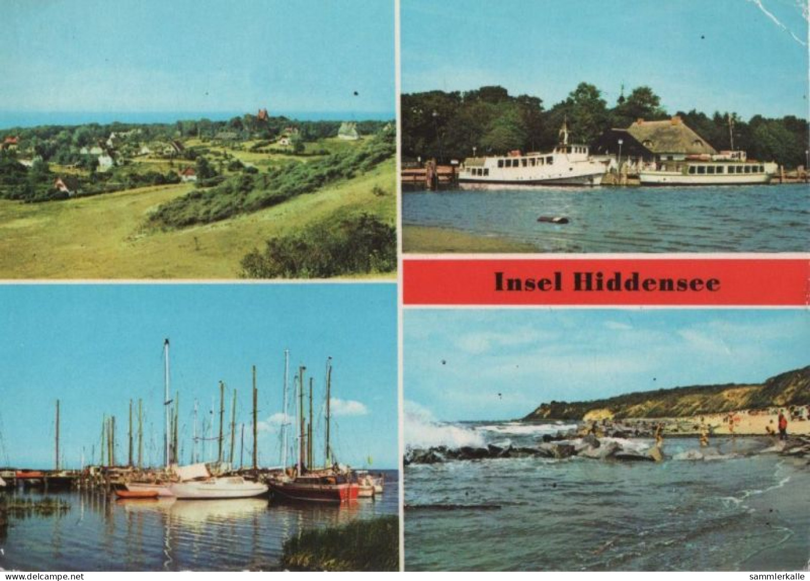 105405 - Hiddensee - U.a. Kloster, Am Hafen - 1979 - Hiddensee