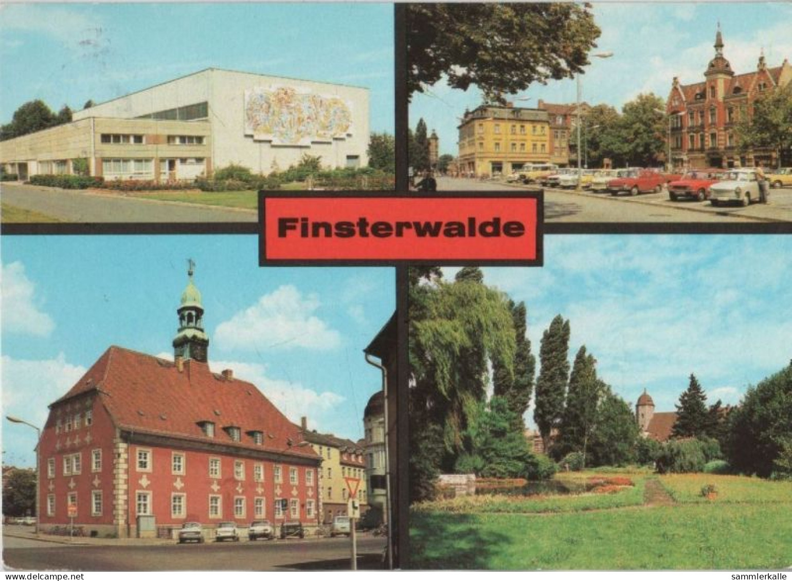 44977 - Finsterwalde - U.a. Kreiskulturhaus - 1981 - Finsterwalde