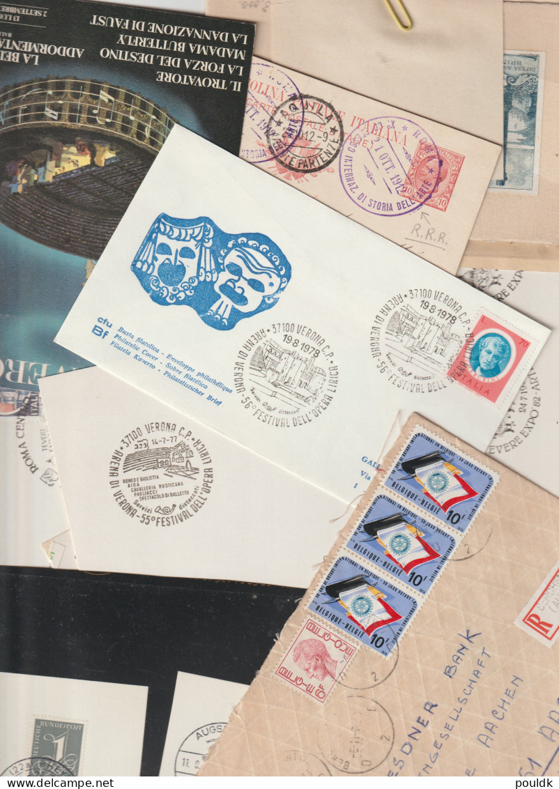 650 Covers From Every Corner Of The World. FDC, PC, MX And Ordinary Covers, Mostly Modern, Odds And Ends - Stamp Boxes