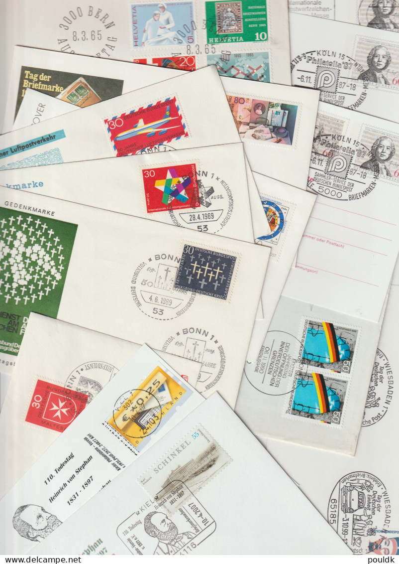 650 covers from every corner of the world. FDC, PC, MX and ordinary covers, mostly modern, odds and ends