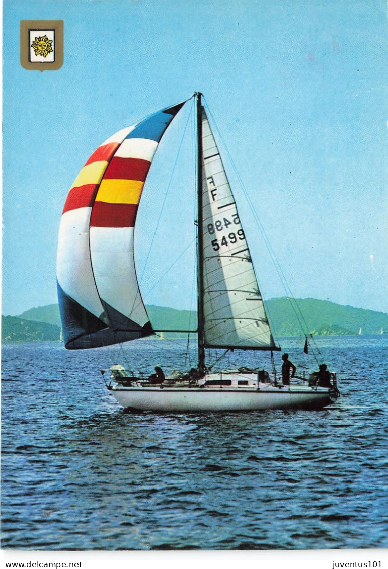 CPSM Plaisir De La Voile En Bretagne-Timbre        L2838 - Voile