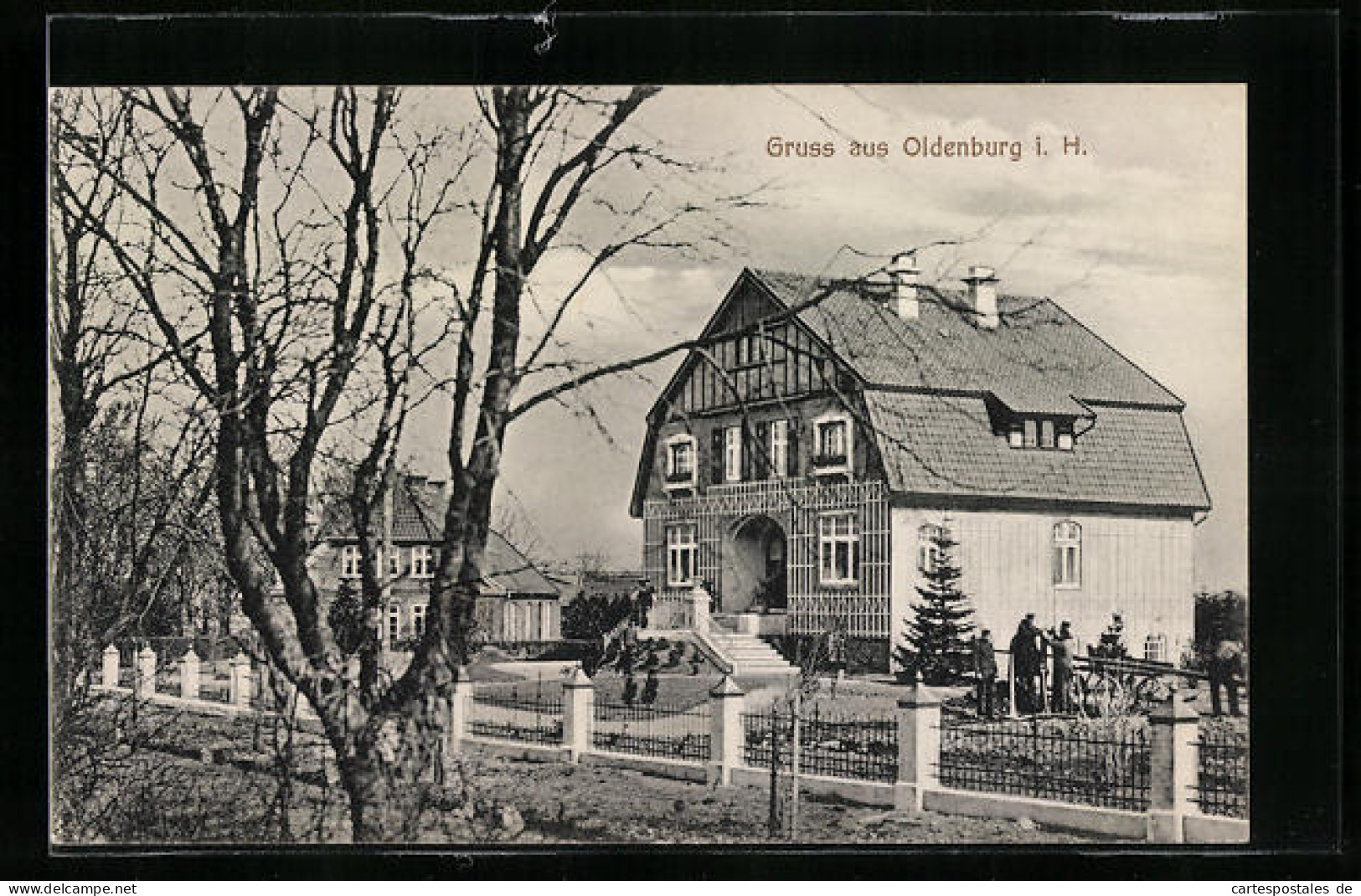 AK Oldenburg I. H., Villa Und Nachbarhaus Mit Garten  - Oldenburg (Holstein)