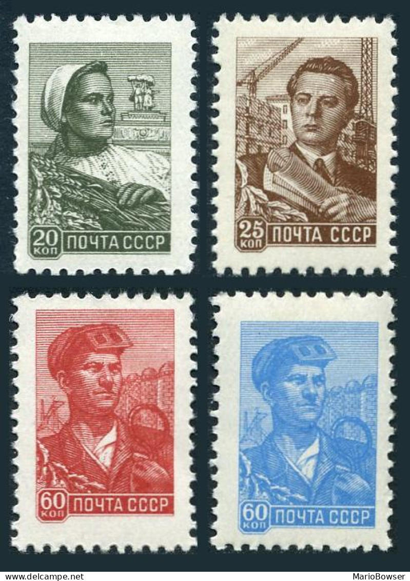 Russia 2290-2293,MNH.Michel 2331,2327-2328,2362. Definitive 1959-1960. - Unused Stamps
