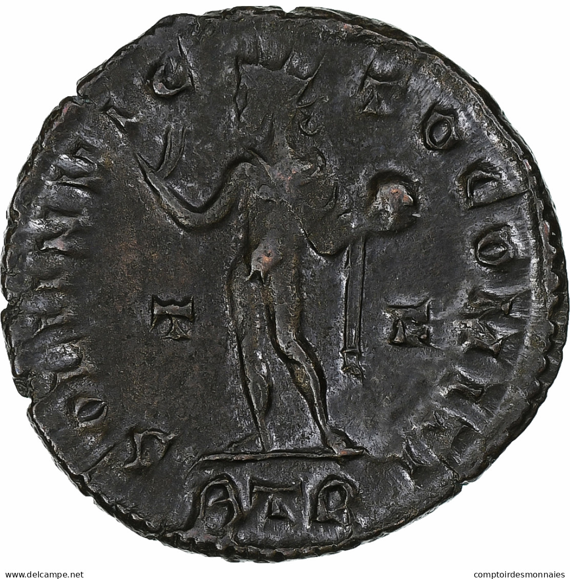 Constantin I, Follis, 316, Trèves, Bronze, SUP, RIC:105 - L'Empire Chrétien (307 à 363)