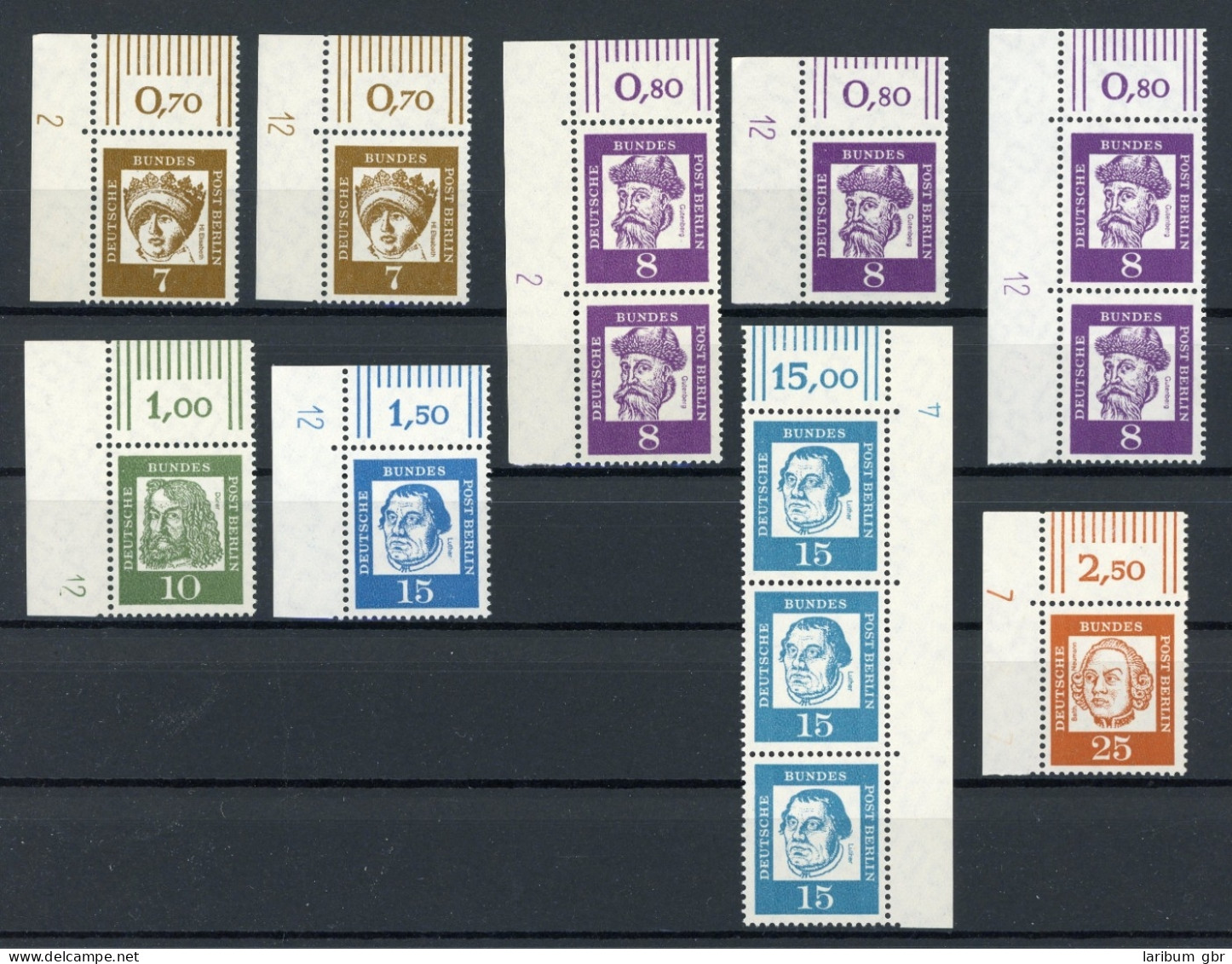 Berlin Lot DZ Aus 200-205 Postfrisch #IX756 - Altri & Non Classificati