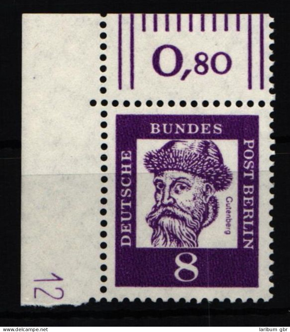 Berlin 201 DZ Postfrisch Druckerzeichen 12 #JR268 - Altri & Non Classificati