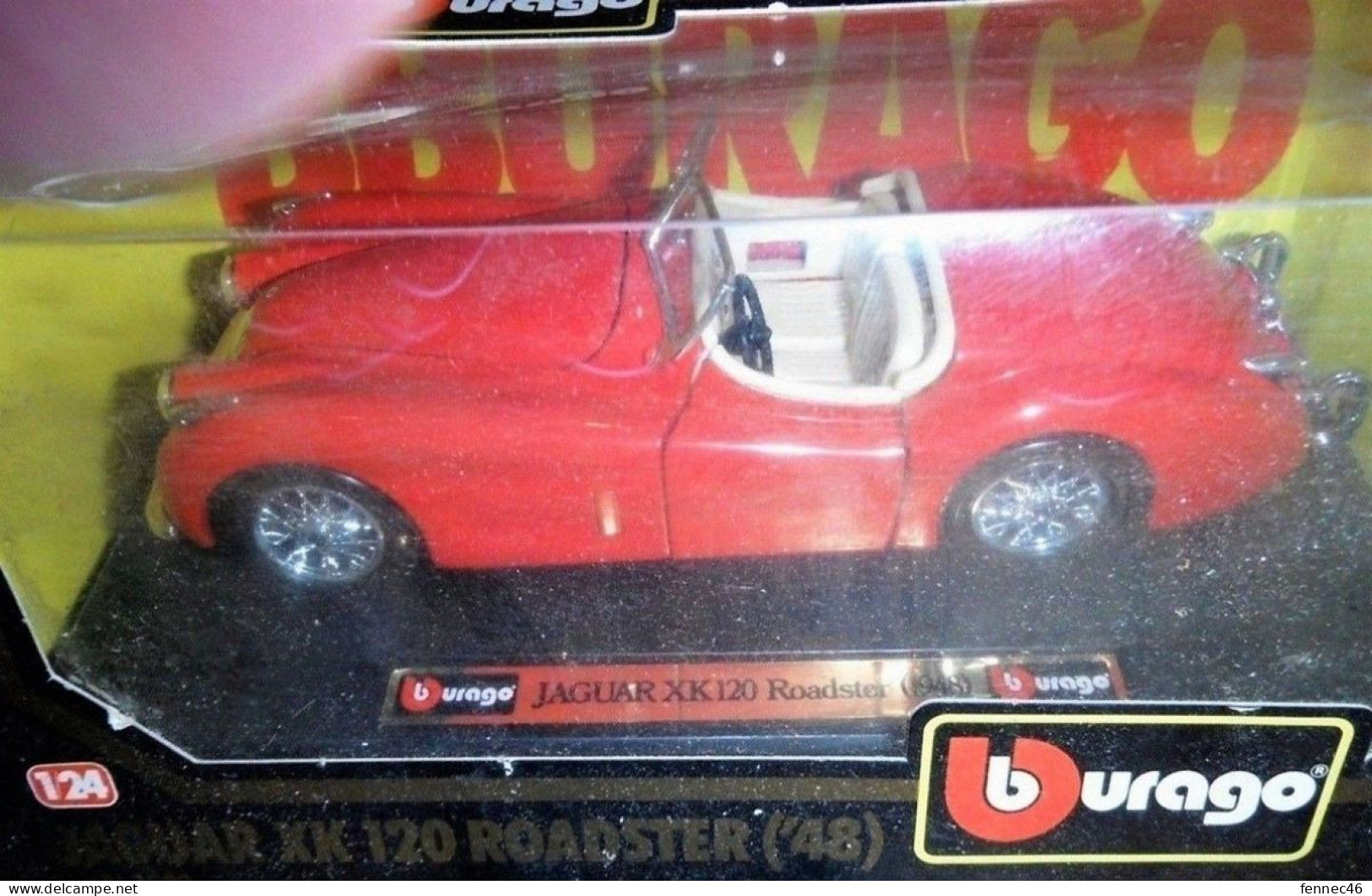 * BURAGO - JAGUAR XK120 ROADSTER ('48)  - 1/24 - Burago