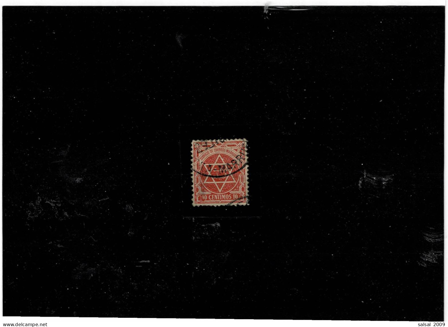 MAROCCO TANGER A  ARZIGO ,10c.rosso Su Carta Bianca ,qualita Discreta - Used Stamps