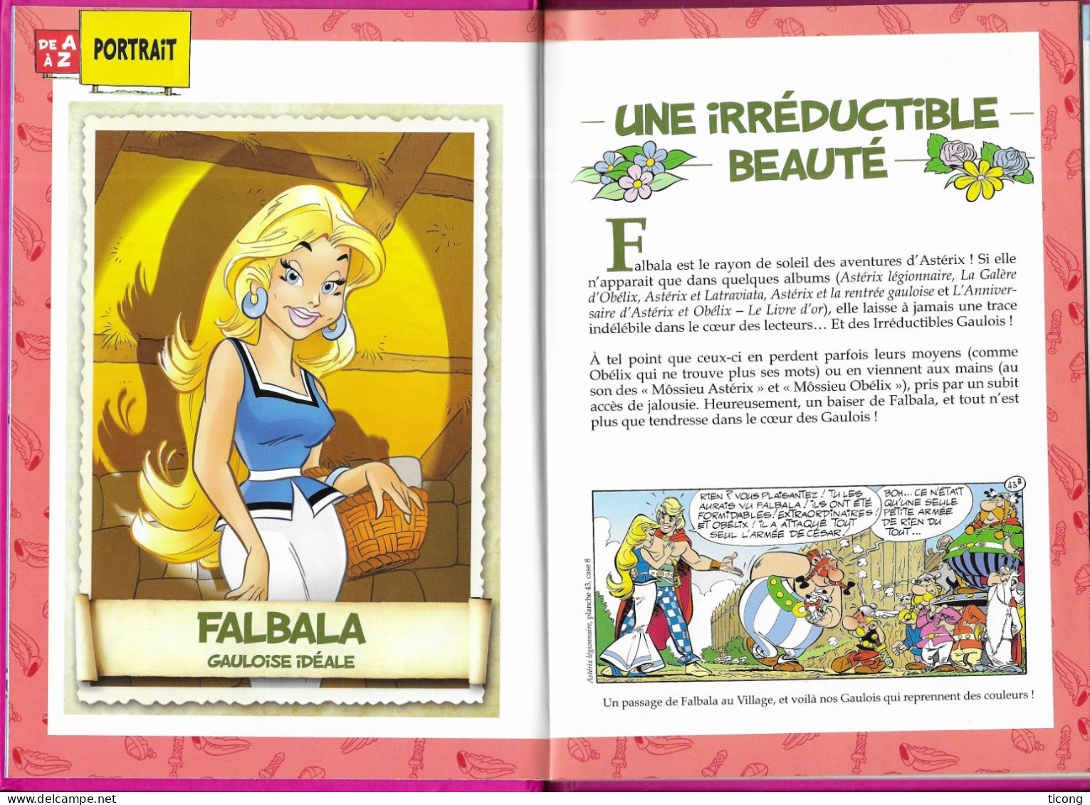 ASTERIX PRESENTE FALBALA AU TOP! EDITION ALBERT RENE 2014 ( QUICK MENU TOP ) LIVRE DE 40 PAGES EN ETAT NEUF, A SAISIR - Astérix