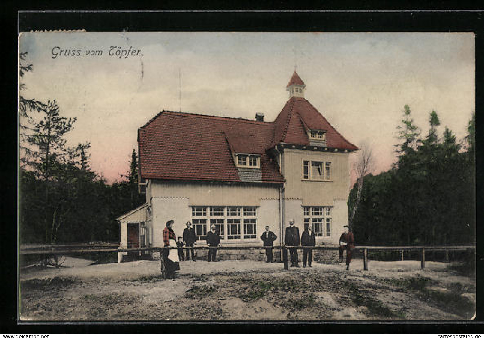 AK Oybin, Gasthaus Töpfer  - Oybin