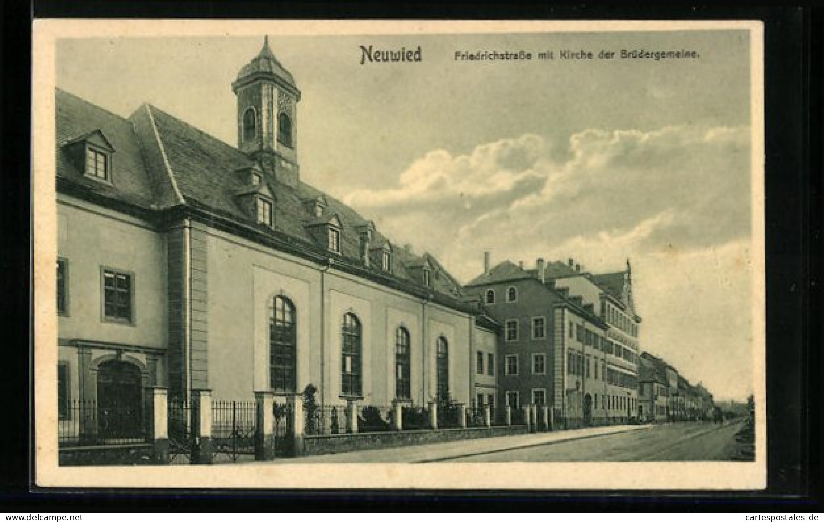 AK Neuwied, Friedrichstrasse Mit Kirche Der Brüdergemeine  - Neuwied