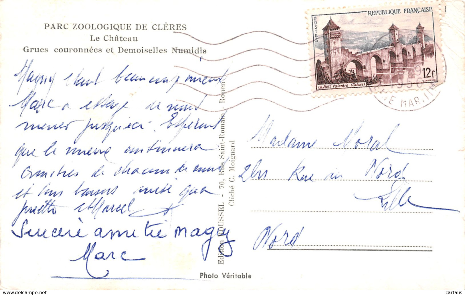 76-CLERES-N°3763-E/0317 - Clères