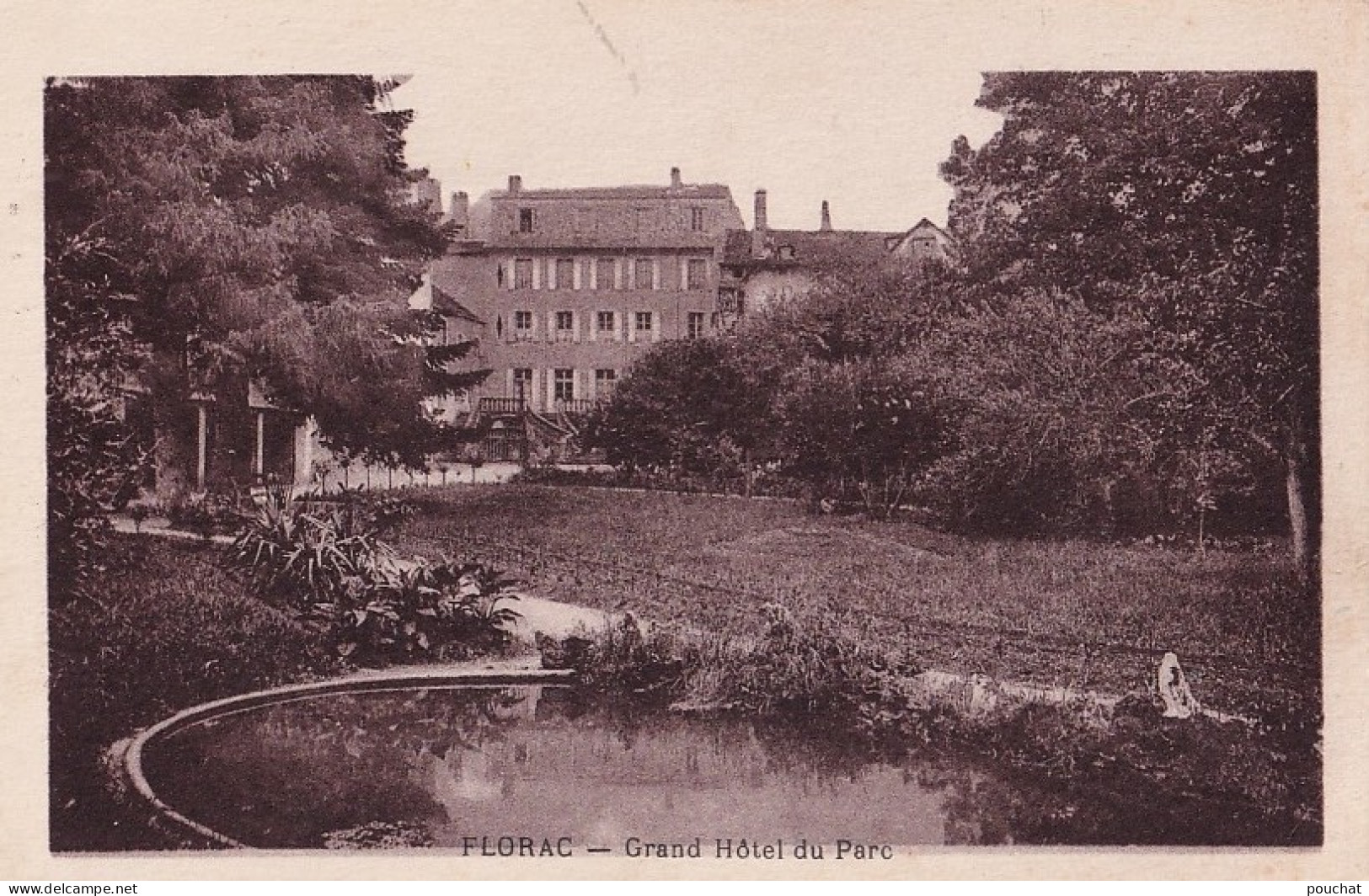 C4-48) FLORAC - GRAND HOTEL DU PARC  - ( 2 SCANS ) - Florac