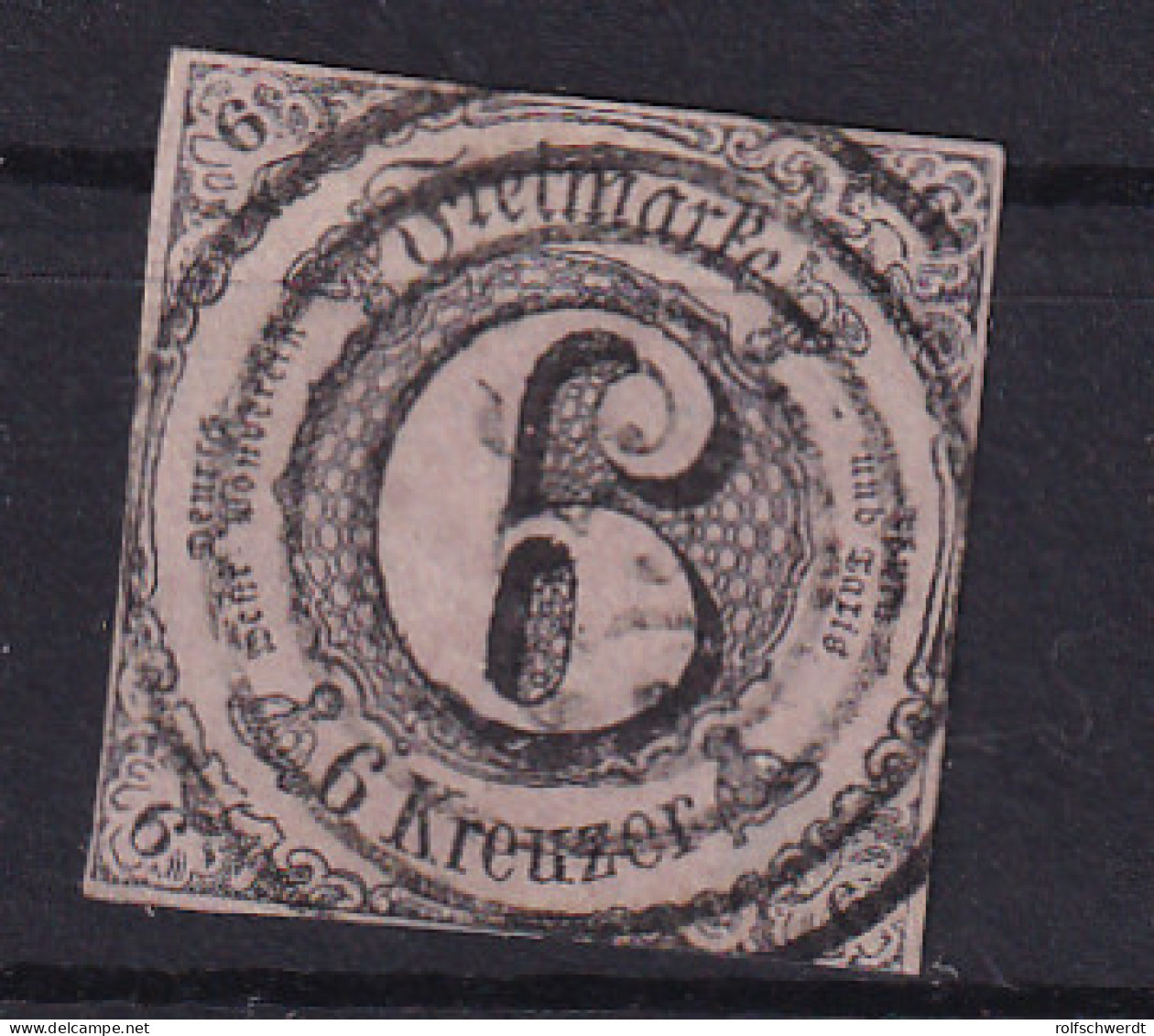 Ziffer 6 Kr. Mit Nummernstempel 335(= Ostrach) - Altri & Non Classificati