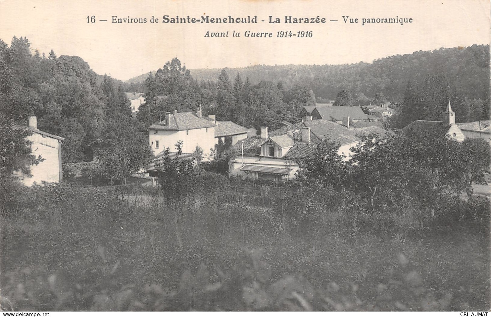 51-SAINTE MENEHOULD LA HARAZE-N°T5006-H/0309 - Sainte-Menehould