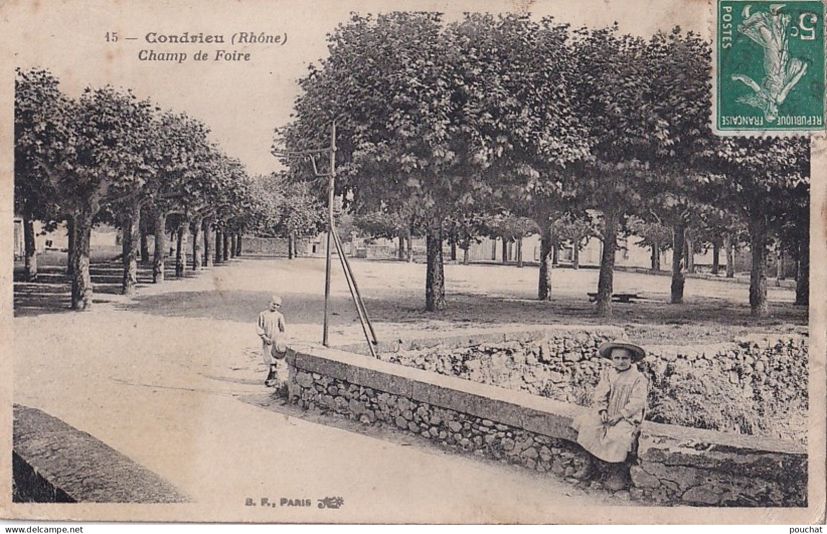 C14-69) CONDRIEU (RHONE) CHAMP DE FOIRE - ( ANIMEE - ENFANTS ) - Condrieu