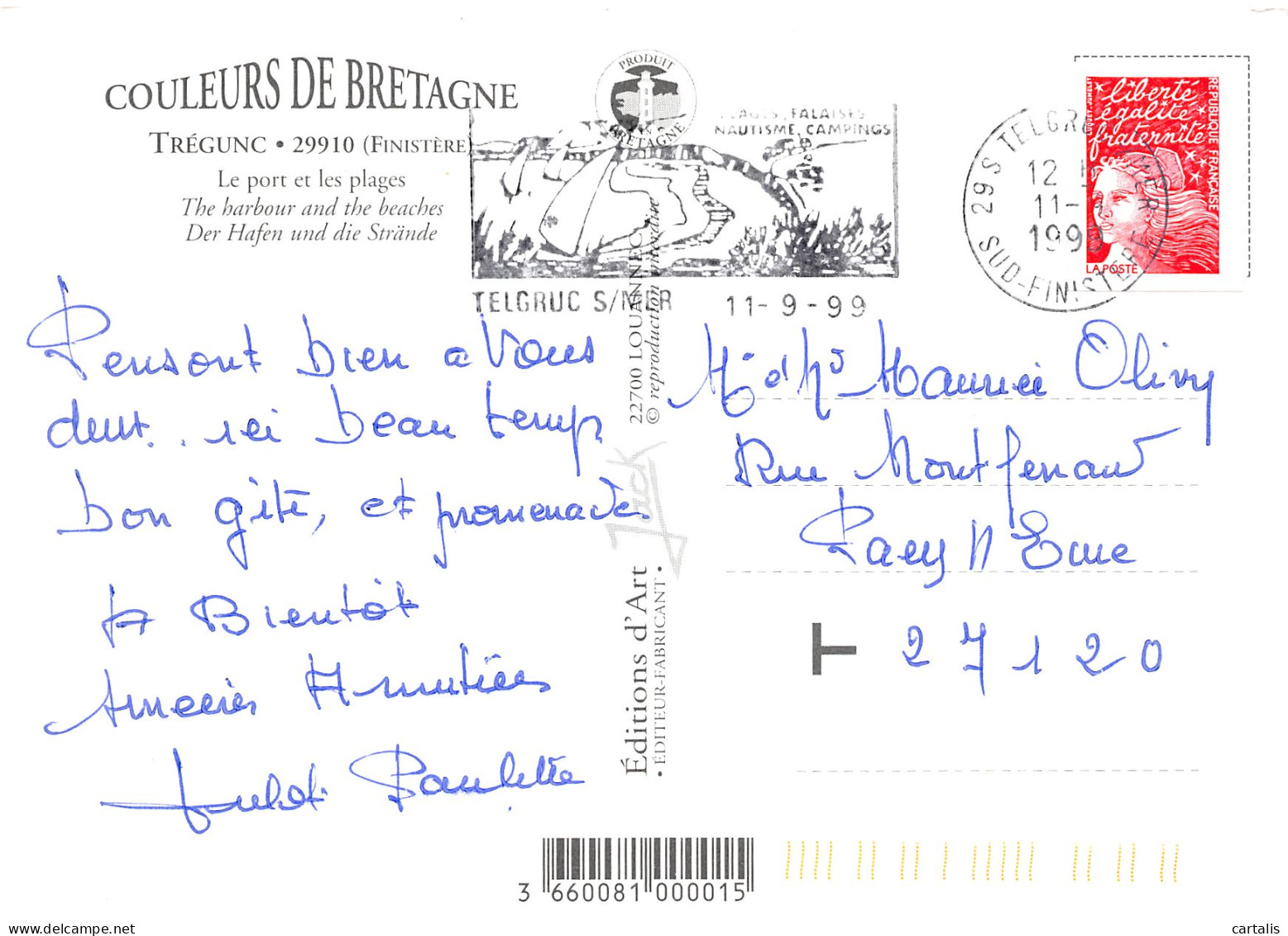 29-TREGUNC-N°3766-C/0079 - Trégunc