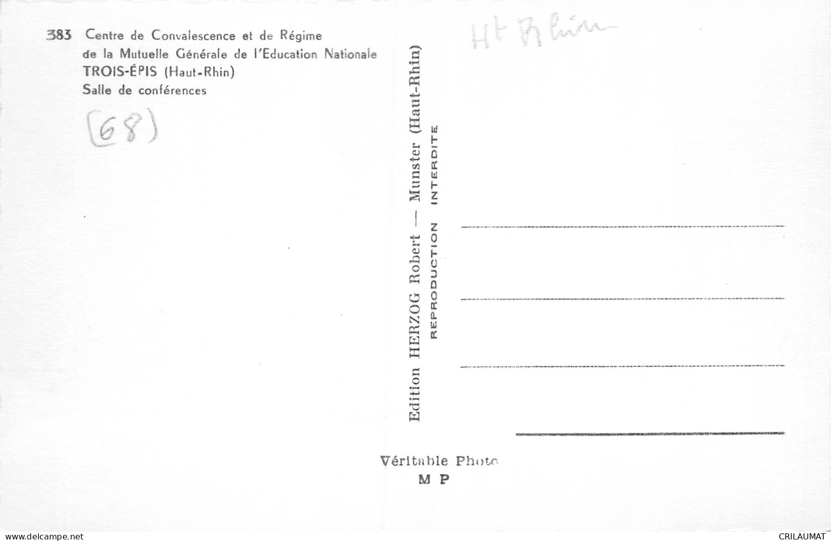 68-TROIS EPIS-N°T5007-H/0041 - Trois-Epis