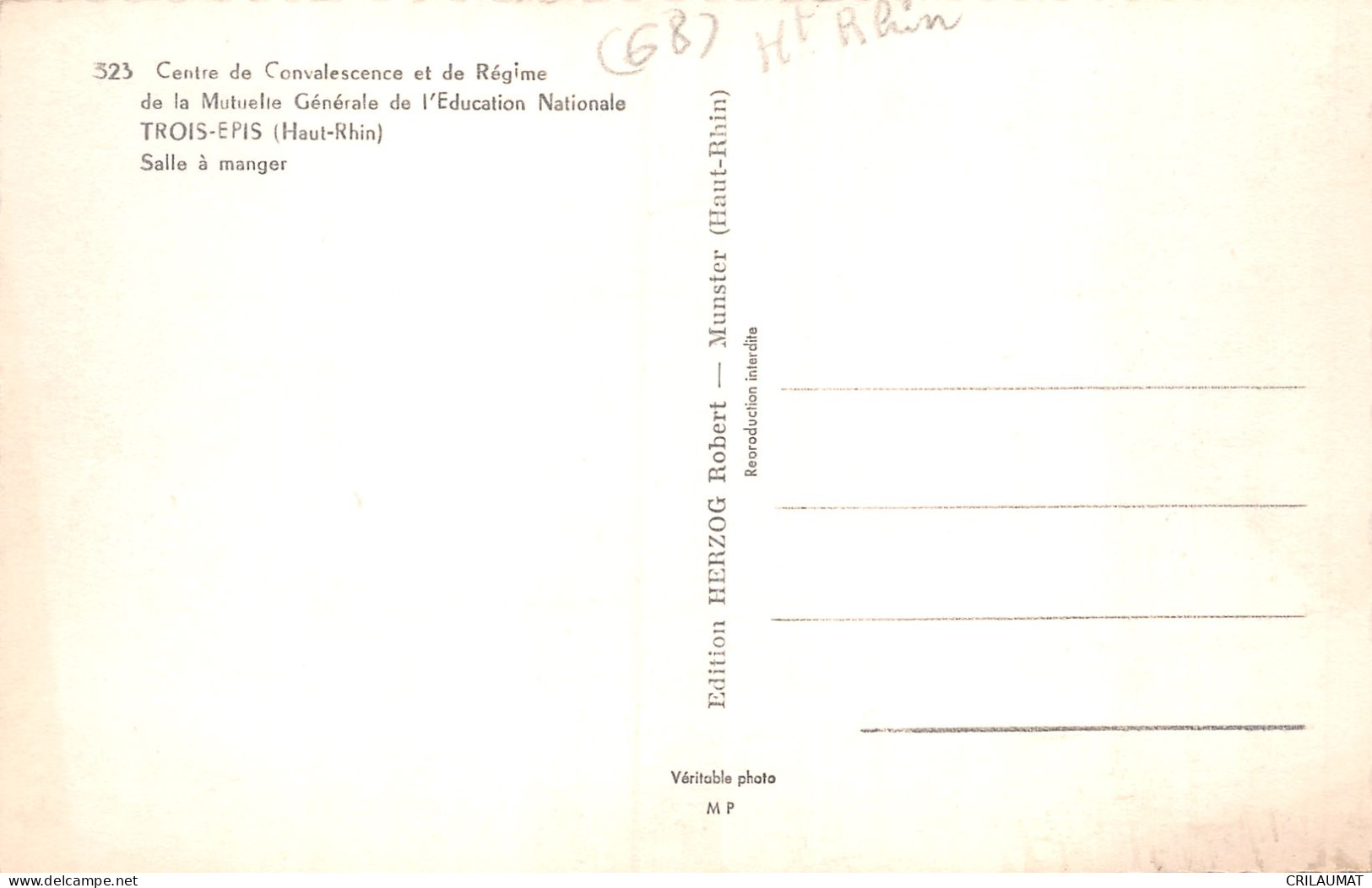 68-TROIS EPIS-N°T5007-H/0037 - Trois-Epis