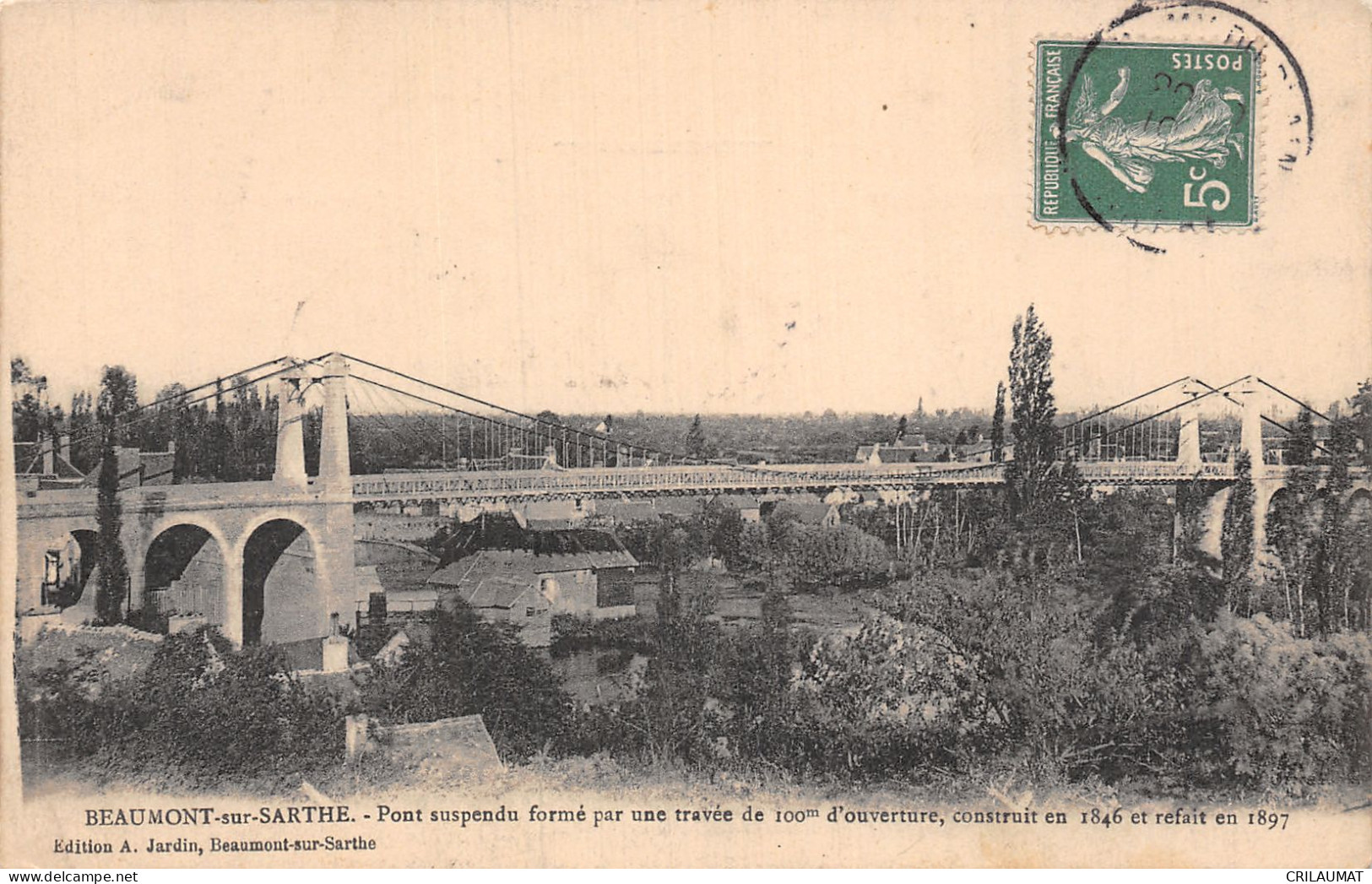 72-BEAUMONT SUR SARTHE-N°T5008-D/0303 - Beaumont Sur Sarthe