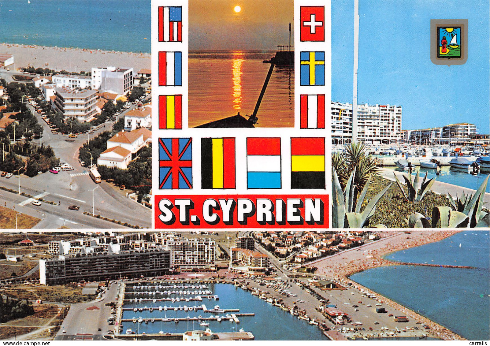 66-SAINT CYPRIEN VILLAGE-N°3767-A/0385 - Saint Cyprien