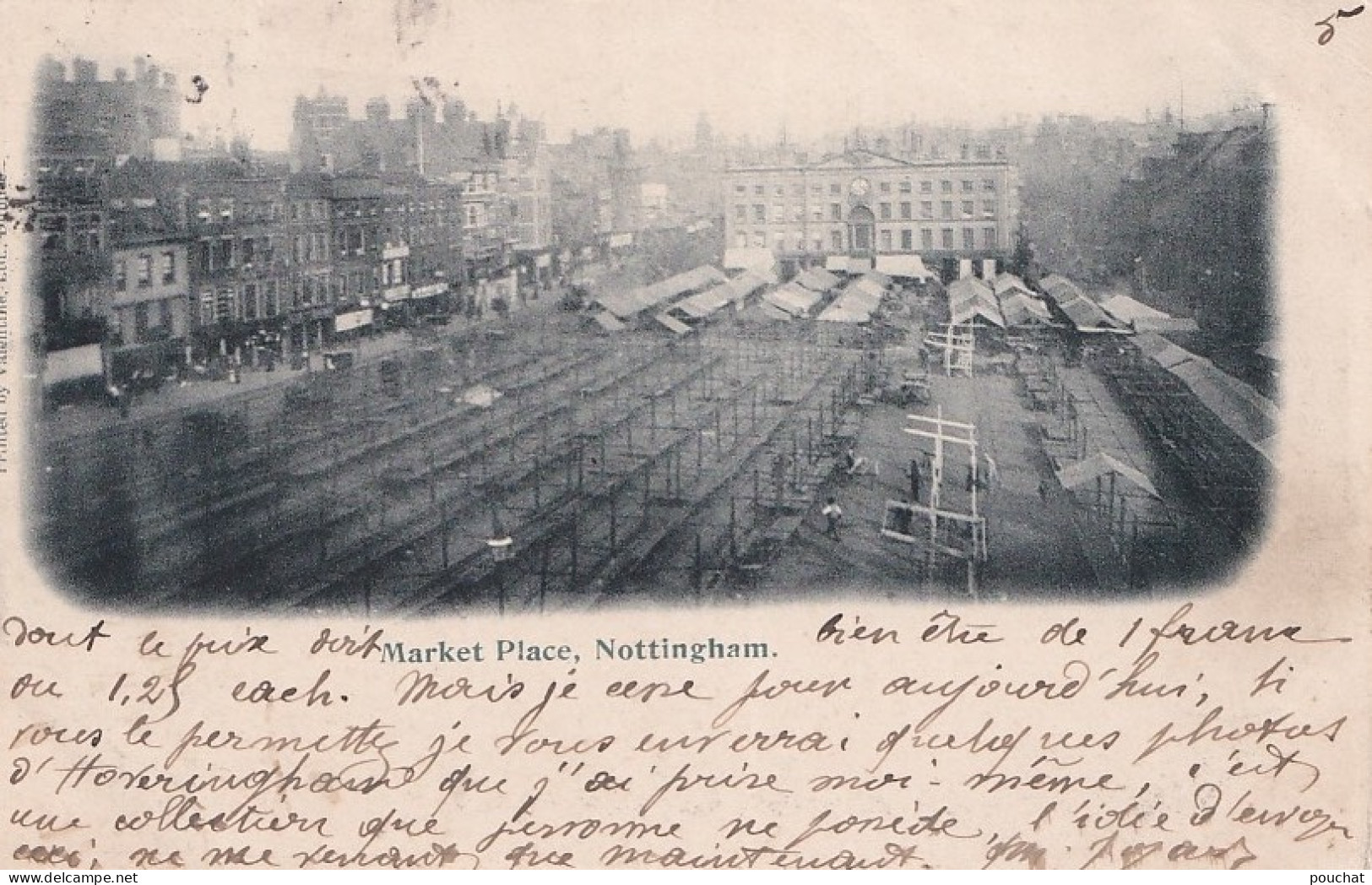 03- MARKET PLACE  , NOTTINGHAM - 1902 -  ( 3 SCANS ) - Nottingham