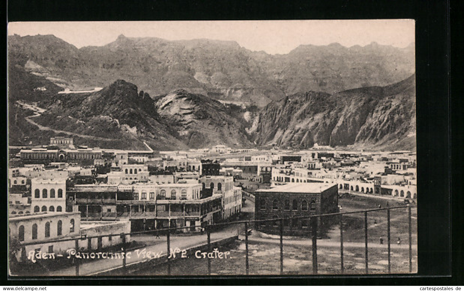 AK Aden, Panoramic View No 2, Crater  - Yemen