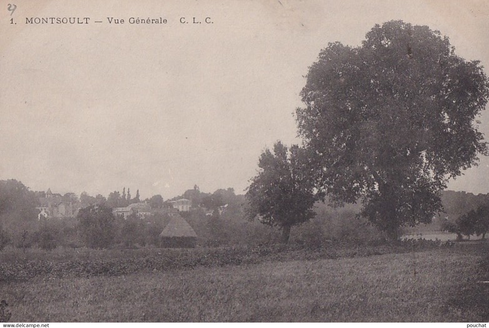 O5-95) MONTSOULT  - VUE GENERALE  - ( 2 SCANS )  - Montsoult