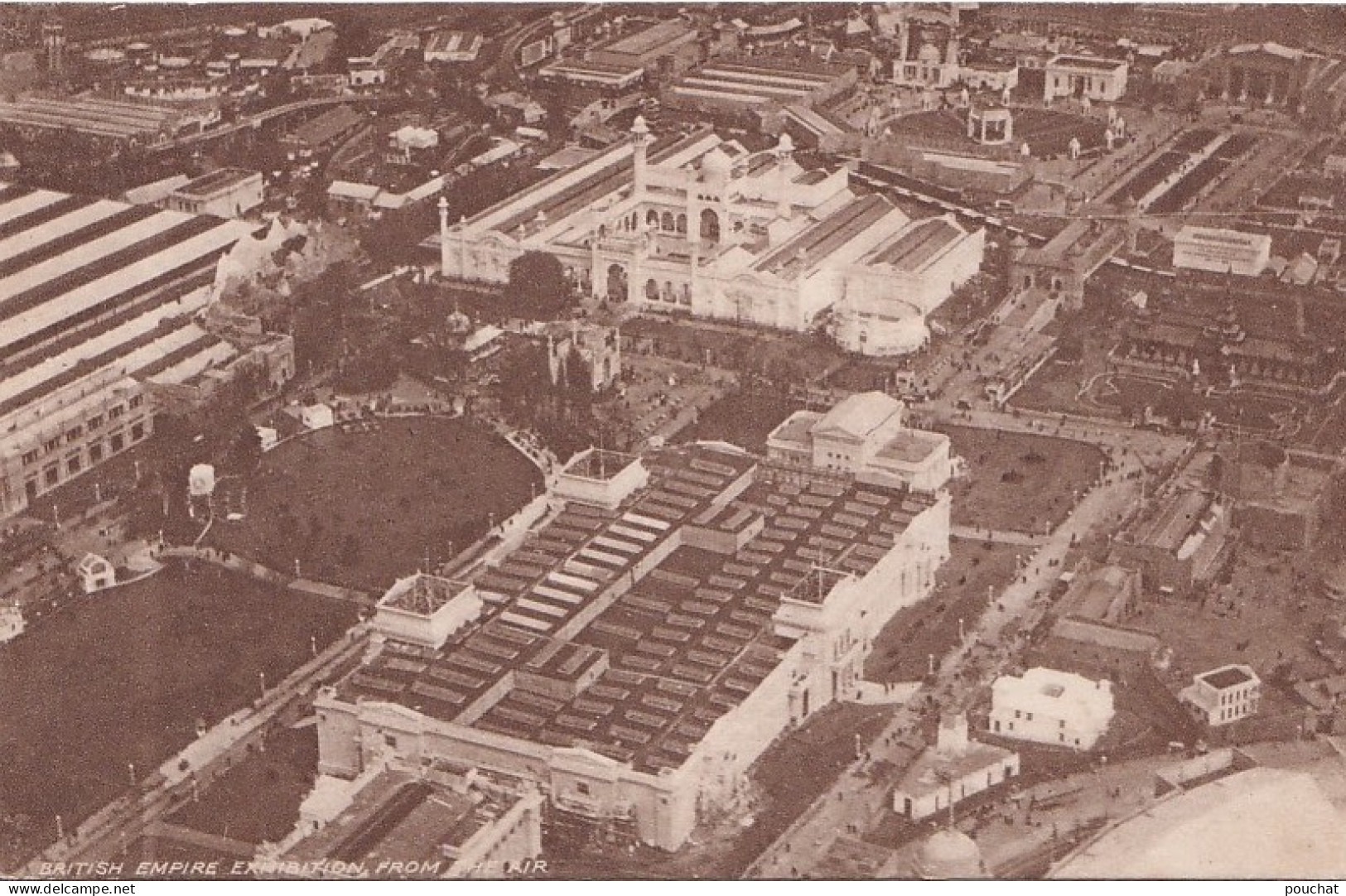 O7- BRITISH EMPIRE EXHIBITION -  FROM THE AIR  - ( 2 SCANS ) - Esposizioni