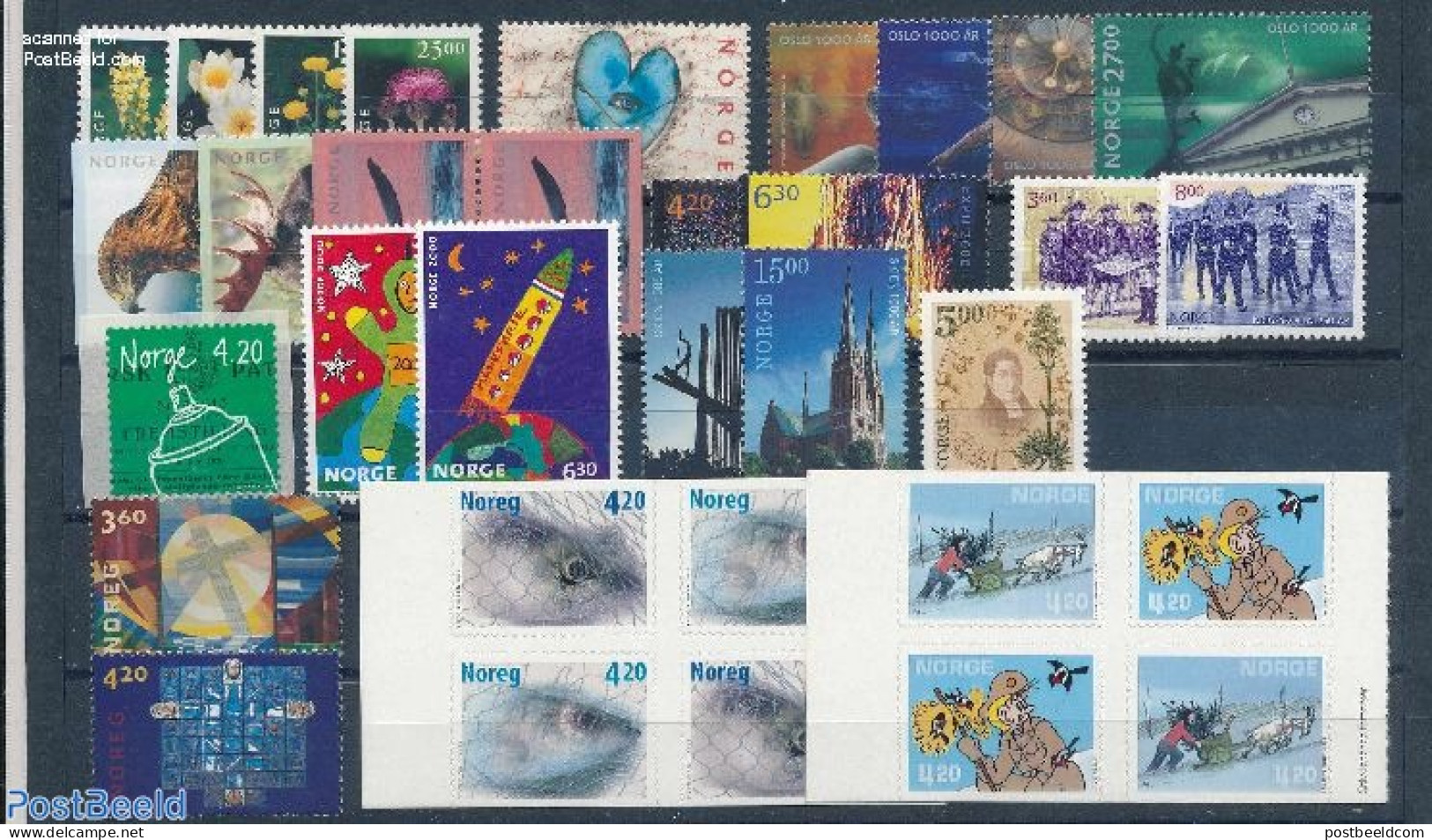 Norway 2000 Yearset 2000 (35v), Mint NH, Various - Yearsets (by Country) - Neufs