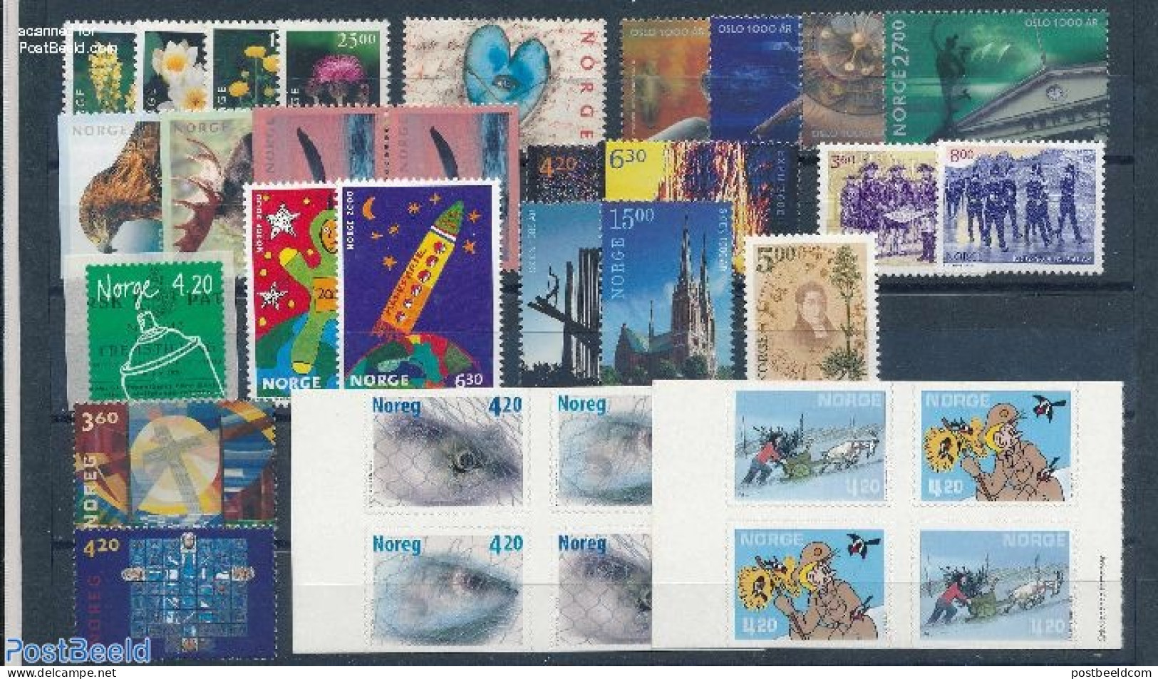 Norway 2000 Yearset 2000 (35v), Mint NH, Various - Yearsets (by Country) - Nuovi