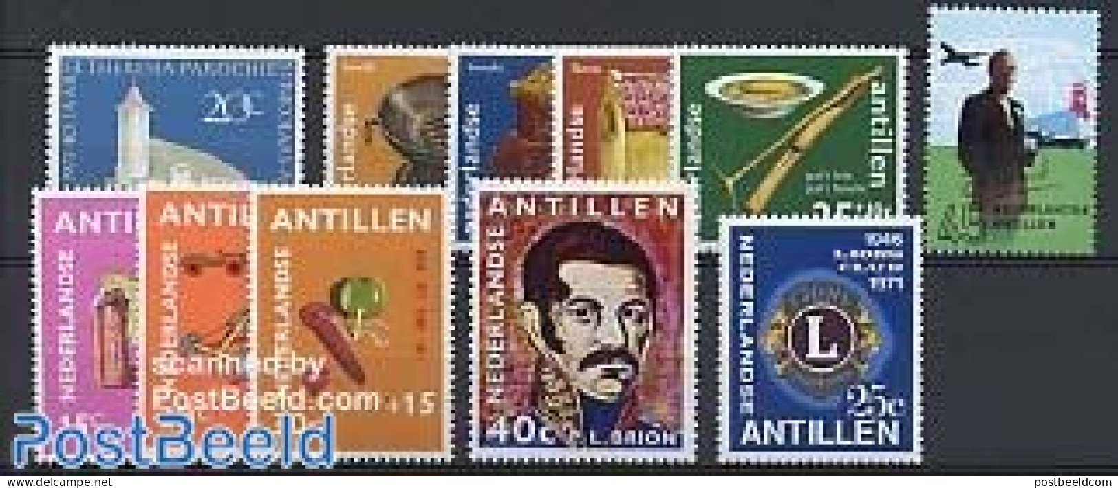 Netherlands Antilles 1971 Yearset 1971 (11v), Mint NH, Various - Yearsets (by Country) - Non Classificati